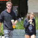 Liam Hemsworth Grabs Beverages With His New Fling Maika Monroe