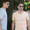 Hot Soccer Studs Robbie Keane And Steven Gerrard Lunch Together In Bev Hills