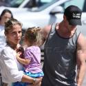 Chris Hemsworth And Elsa Pataky Run Errands With Daughter India