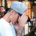 Justin Bieber Is Feeling Shy After Lunch
