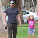 Ben Affleck Bonds With Daughter Seraphina