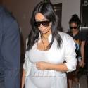 Preggo Kim Kardashian Returns From New Orleans