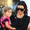 Kourtney Kardashian Spends The Day With Her Kids