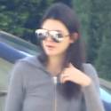 Kendall Jenner Scrapes Her Range Rover On The Curb