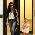 Skinny Kourtney Kardashian Takes Penelope Along On An Errand Run