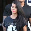 Kourtney Kardashian Hits The Studio