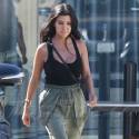 Kourtney Kardashian Keeps Busy At The Studio