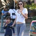 Miranda Kerr Snacks On A Sweet Treat With Her Adorable Son Flynn