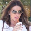 Caitlyn Jenner Gets A Smoothie