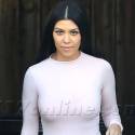 Kourtney Kardashian Looks Gorgeous At The Studio