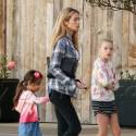 Denise Richards Goes Grocery Shopping With Her Girls