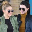 Gigi Hadid And Kendall Jenner Wear Matching Bomber Jackets On Shopping Excursion