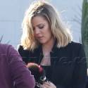 Khloe Kardashian Hits The Studio