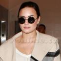 Demi Lovato Catches A Flight Out Of LAX