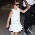 The Beckhams Catch A Family Flight Out Of LAX