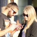 Brandon Jenner Hangs Out With Wife Leah