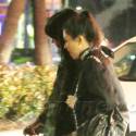 Kourtney Kardashian Stops At In 'N' Out After Justin Bieber Concert