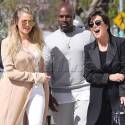 Khloe Kardashian And Kris Jenner Laugh After Shooting Their Show