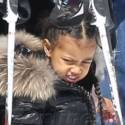 Kim And Kanye Teach Nori How To Ski