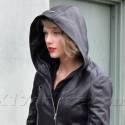 Taylor Swift Ditches Girly For Edgy To Duck Out Of The Rain