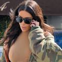 Kim Kardashian Visits The Skin Care Clinic
