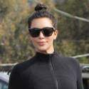 Kim Kardashian Is In A Great Mood For Her Workout