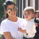 Kourtney Kardashian Hangs With The Kids While Scott Parties In Cannes