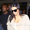 Kim And Kanye Arrive Back In LA From Paris