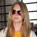 Lana Del Rey Sports Freshly Dyed Blonde Hair