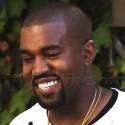 Kanye West Can't Stop Smiling
