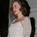 Miranda Kerr Flashes Her Engagement Ring
