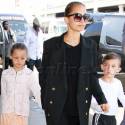 Nicole Richie Jets Out Of Town With Harlow And Sparrow