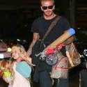 The Beckhams Jet Set Out Of L.A.