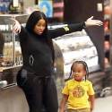 Blac Chyna Shows Off Baby Bump During Shopping Trip With Son King Cairo
