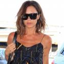 Victoria Beckham Sports A Summery Dress To Catch A Flight To London