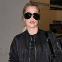 Khloe Kardashian Arrives Back In LA On One Year Anniversary Of Lamar's Overdose