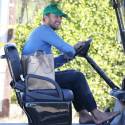 Chris Martin Hits The Market In His Golf Cart