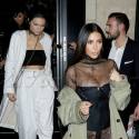 Kim Kardashian Attends A Dinner In Paris With Her Sisters Before Paris Robbery