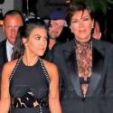 Kourtney And Kris Looks Sexy In Black