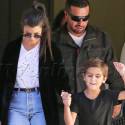 Kourtney Kardashian Runs And Errand With Mason And The Bodyguard