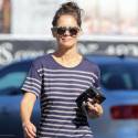 Katie Holmes Is Make-Up Free With Wet Hair