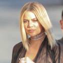 Khloe Kardashian's Outfit Is Sheer Madness At Jimmy Kimmel