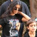 Hot Mama Kourtney Kardashian Hangs With Mason
