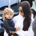 Kourtney Kardashian Wears Profanity-Laden Life of Pablo Sweatshirt In Front Of Her Son Reign