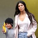 Kourtney Kardashian Runs Errands With Her Toy Gun-Toting Son Mason
