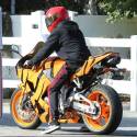Tyga's New Tiger Motorcycle Is Hot!