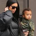 Kim And Kanye Take The Kids To Lunch