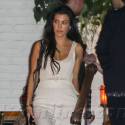 Kourtney Kardashian Goes On A Dinner Date With Model Younes Bendjima At Chateau Marmont
