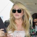 Kesha Wears Lingerie For Travel