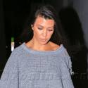 Kourtney Spends Her Evening In Church